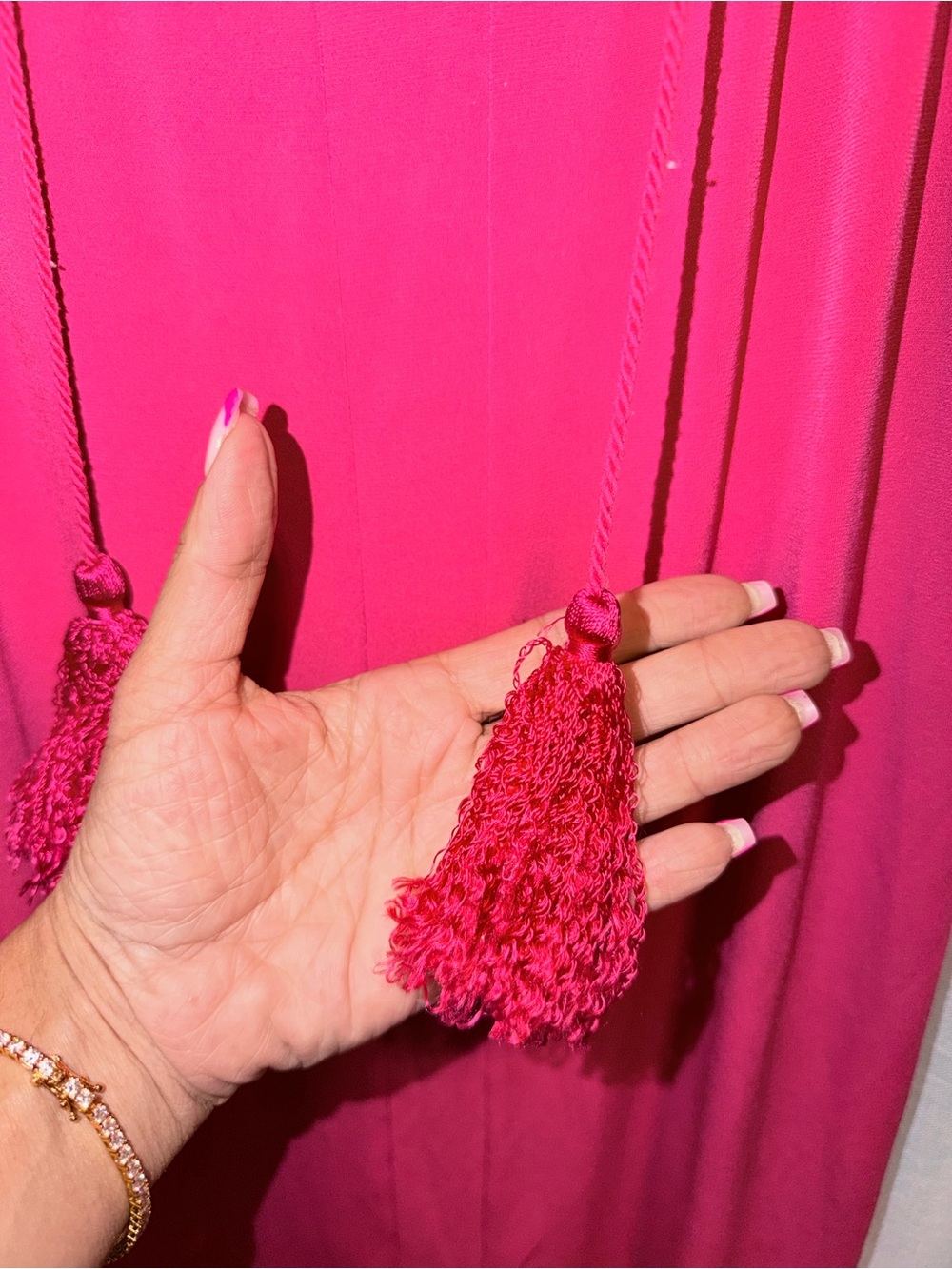 MICHAEL Michael Kors Hot Pink Sleeveless Midi Dress - Picture 3 of 4